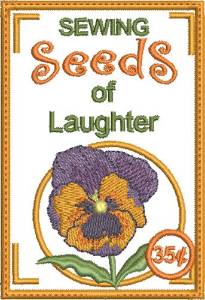 Picture of ITH Sewing Seeds of Laughter Machine Embroidery Design