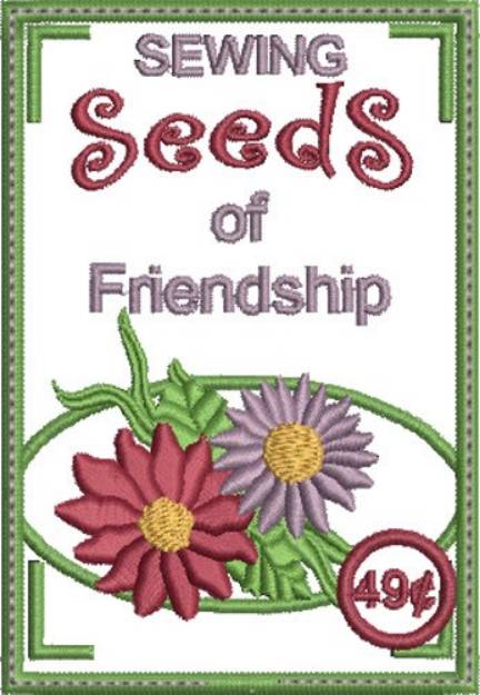 Picture of Sewing Seeds of Friendship Machine Embroidery Design