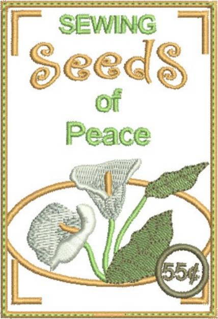 Picture of Sewing Seeds of Peace Machine Embroidery Design