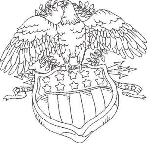 Picture of American Eagle 2 Machine Embroidery Design