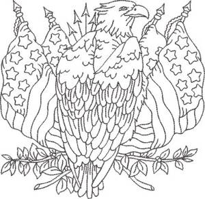 Picture of American Eagle 6 Machine Embroidery Design