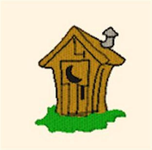 Picture of Outhouse Machine Embroidery Design