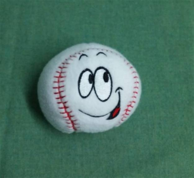 Picture of Silly Softie Baseball 01 Machine Embroidery Design