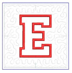 Picture of QUILT BLOCK E Machine Embroidery Design