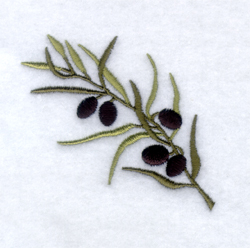 Olive Branch Machine Embroidery Design