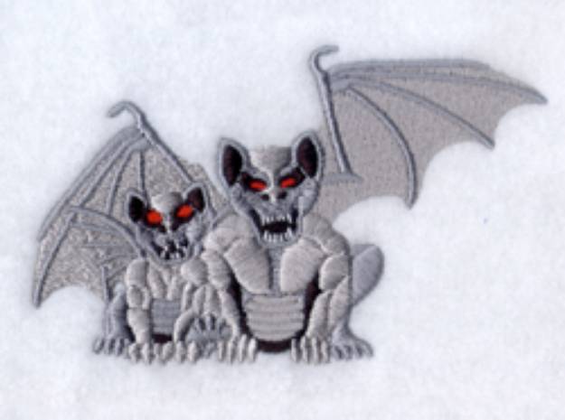 Picture of Gargoyles Machine Embroidery Design