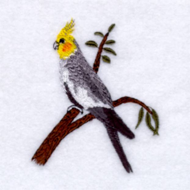 Picture of Cockatiel Machine Embroidery Design