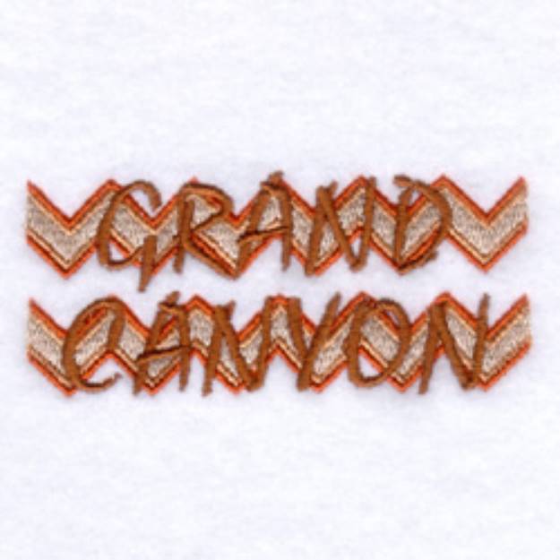 Picture of Decorative Grand Canyon Machine Embroidery Design