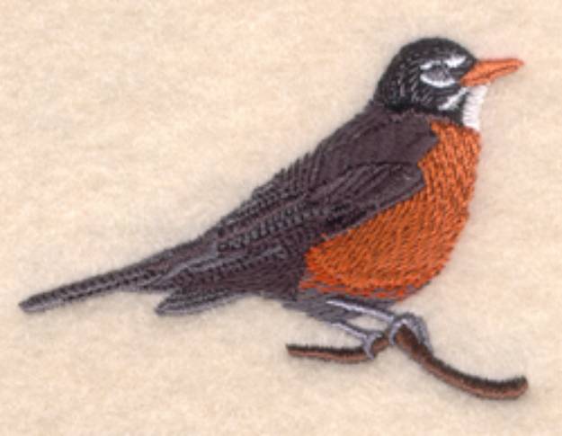 Picture of Robin Machine Embroidery Design