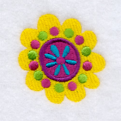 Funky Flower   Machine Embroidery Design