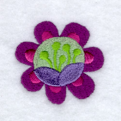 Funky Flower   Machine Embroidery Design