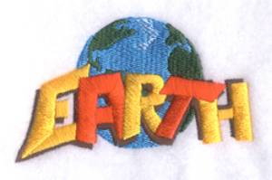 Picture of Graffiti Earth Machine Embroidery Design