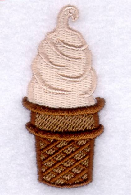 Picture of Ice Cream Cone Machine Embroidery Design