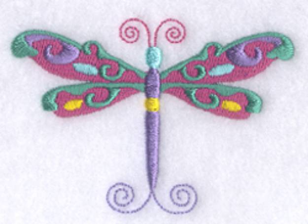 Picture of Whimsical Dragonfly Machine Embroidery Design