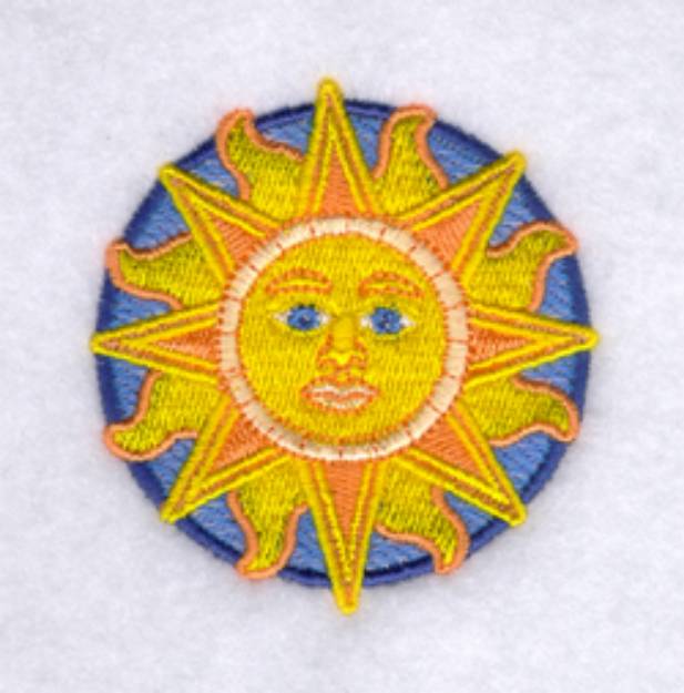 Picture of Sun Medallion Machine Embroidery Design