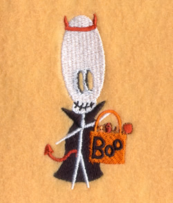 SkeleTreat Machine Embroidery Design