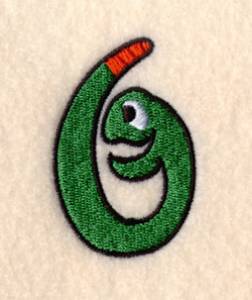 Picture of Silly Monster 6 Machine Embroidery Design