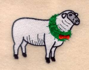 Picture of Xmas Sheep Machine Embroidery Design