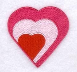 Funky Valentine Heart #11 Machine Embroidery Design