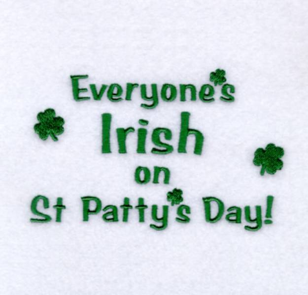 Picture of Everyones Irish Machine Embroidery Design