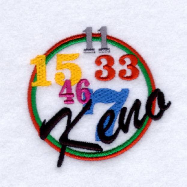 Picture of Keno Machine Embroidery Design