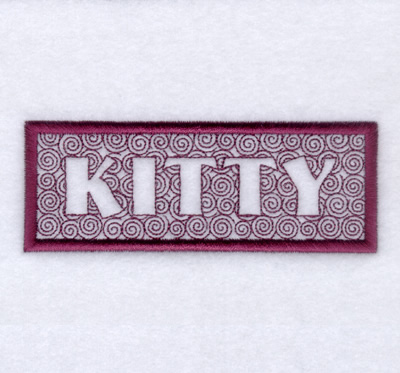 Stylin Kitty Machine Embroidery Design
