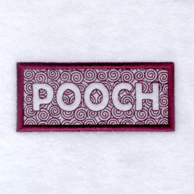 Stylin Pooch Text Machine Embroidery Design
