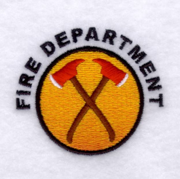 Picture of Fire Department Machine Embroidery Design