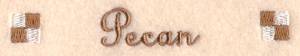 Picture of Pecan Label Machine Embroidery Design