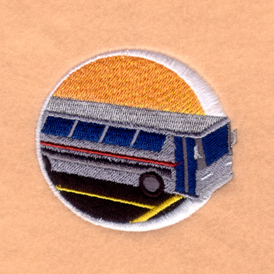 Bus Decal Machine Embroidery Design