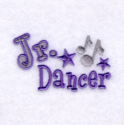 Jr. Dancer Machine Embroidery Design