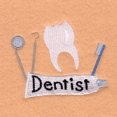 Dentist Machine Embroidery Design