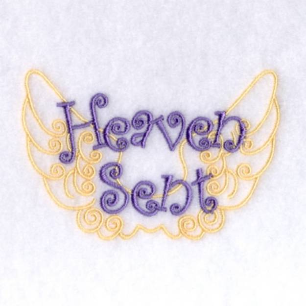 Picture of Heaven Sent Machine Embroidery Design