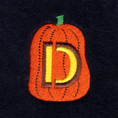 Jack-O-Lantern D Machine Embroidery Design