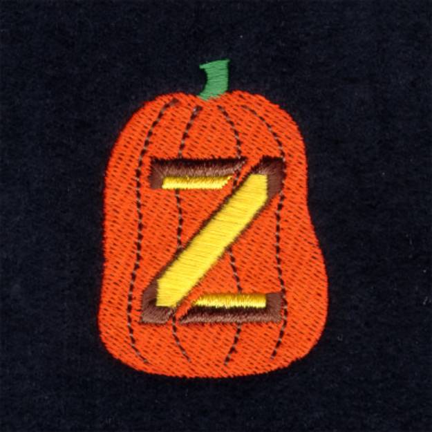 Picture of Jack-O-Lantern Z Machine Embroidery Design