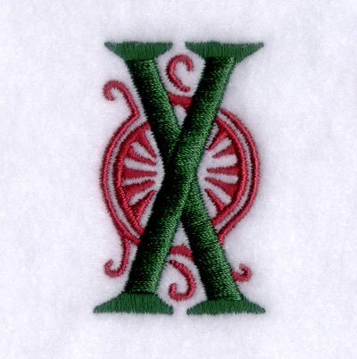 Art Deco "X" Machine Embroidery Design