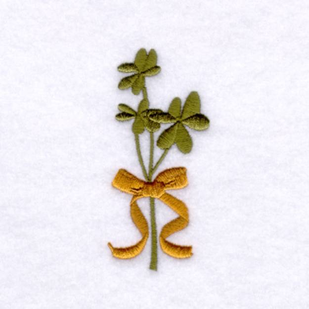 Picture of Shamrock Bouquet #2 Machine Embroidery Design