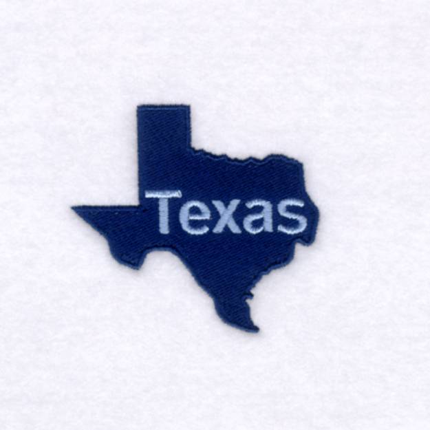 Picture of Texas State Machine Embroidery Design