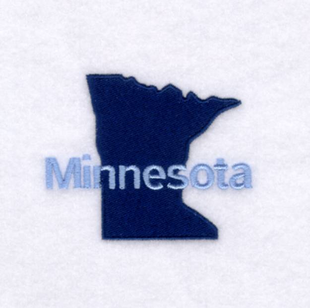 Picture of Minnesota State Machine Embroidery Design