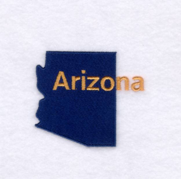 Picture of Arizona State Machine Embroidery Design