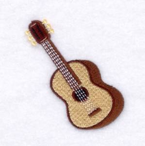 Picture of Acoustic Guitar Machine Embroidery Design