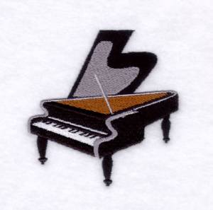 Picture of Piano Machine Embroidery Design