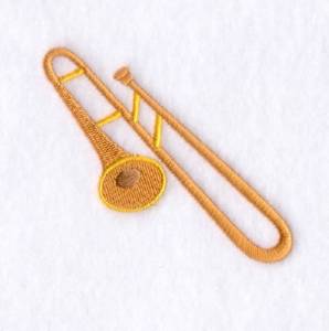 Picture of Trombone Machine Embroidery Design