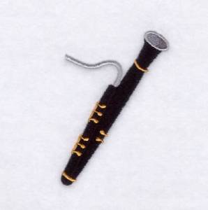 Picture of Bassoon Machine Embroidery Design