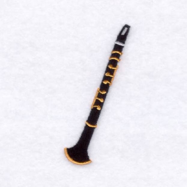 Picture of Clarinet Machine Embroidery Design