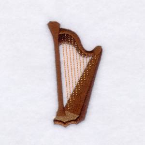 Picture of Harp Machine Embroidery Design