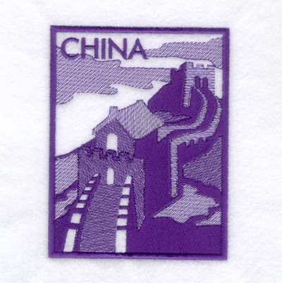 China Toile Machine Embroidery Design