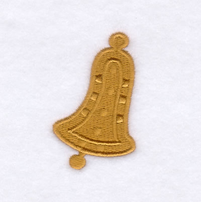 Bell Shape Filled Machine Embroidery Design