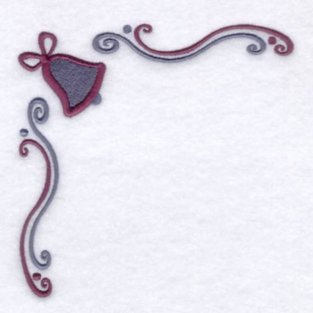 Picture of Bell Corner Machine Embroidery Design