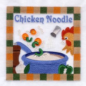 Picture of Chicken Noodle Soup - Large Machine Embroidery Design